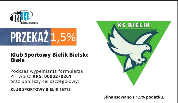 Wspomóż nasz klub procentem z podatku!
