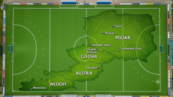 Mapa wyjazdów KS Bielik